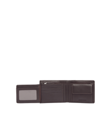 Wallet With Coin Pocket - Brown