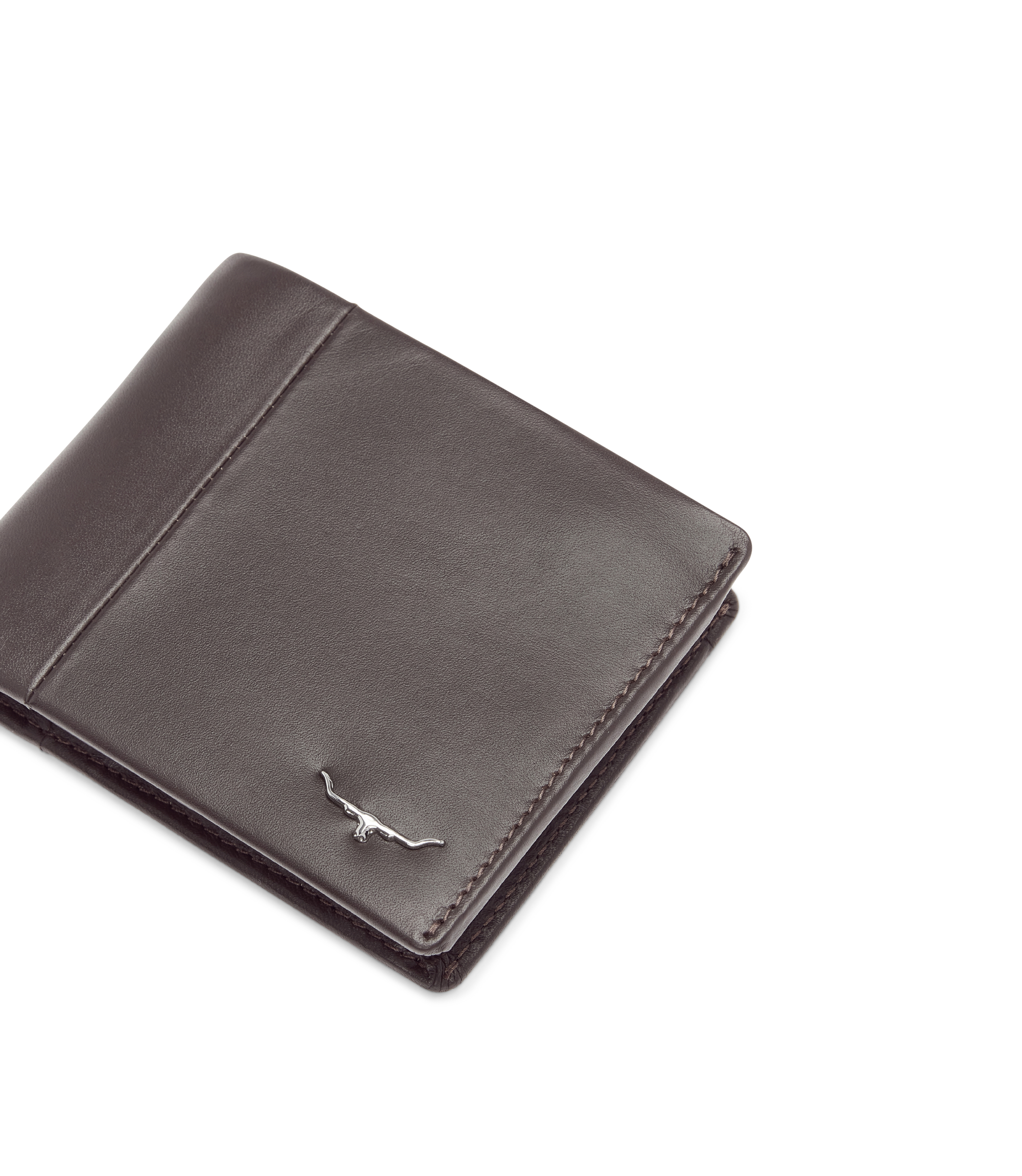Wallet With Coin Pocket - Brown