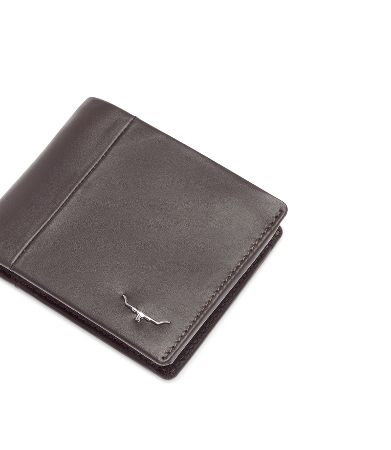 Wallet with Coin Pocket - Brown