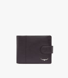 Wallet with Pocket & Tab - Black