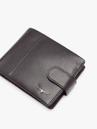 Wallet with Pocket & Tab - Black