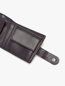 Wallet with Pocket & Tab - Black