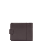 Wallet With Coin Pocket & Tab - Brown