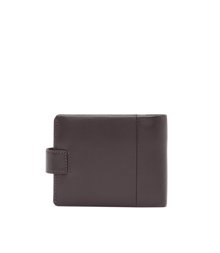 Wallet With Coin Pocket & Tab - Brown