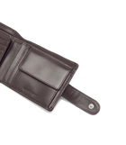 Wallet With Coin Pocket & Tab - Brown
