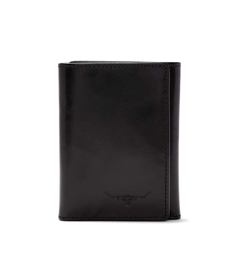 Small Tri-Fold Wallet - Black