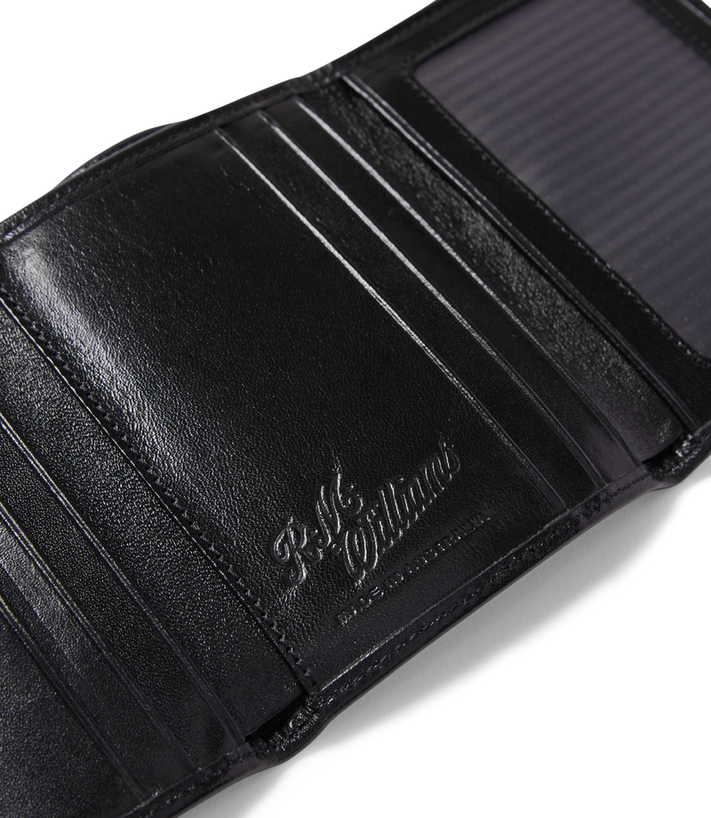 Small Tri-Fold Wallet - Black