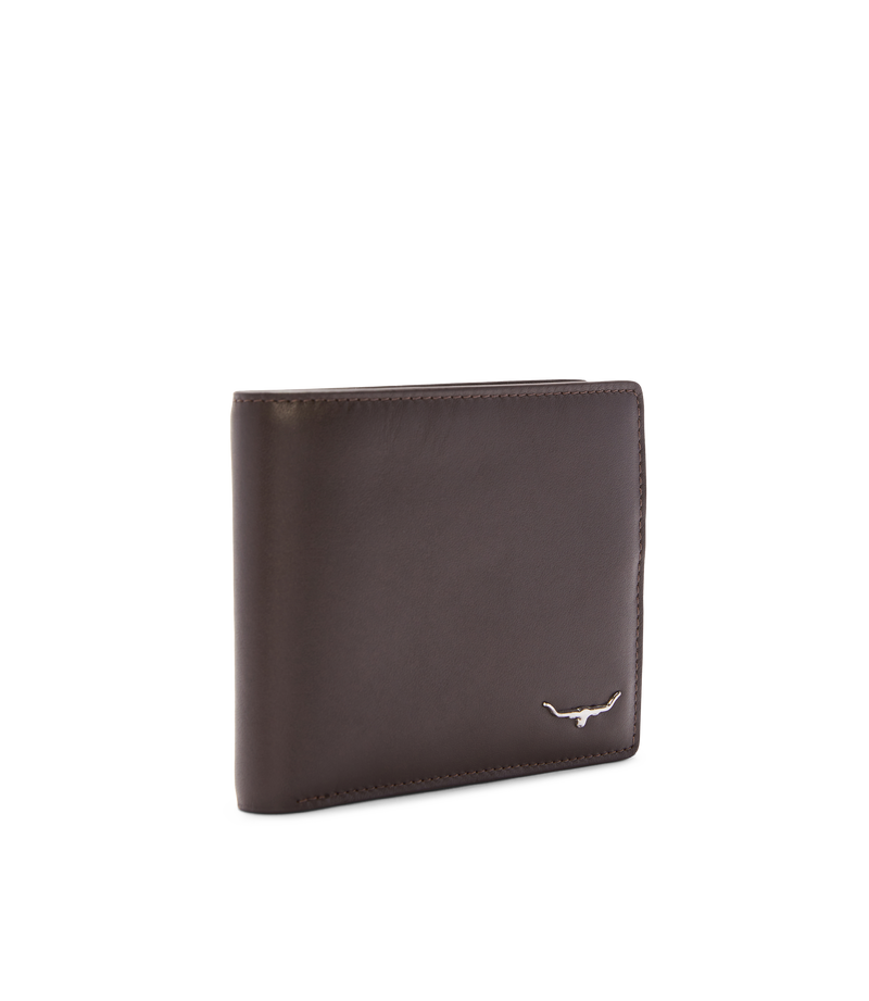 R.M.W city slim bi-fold - Chocolate