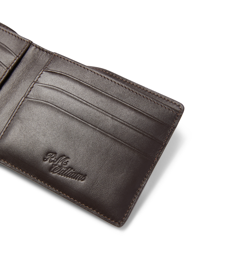 R.M.W city slim bi-fold - Chocolate