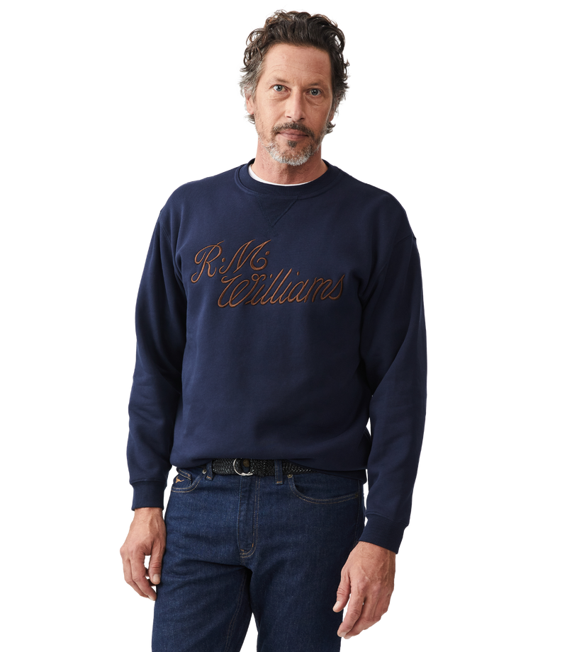 R.M.W Script Crew Neck