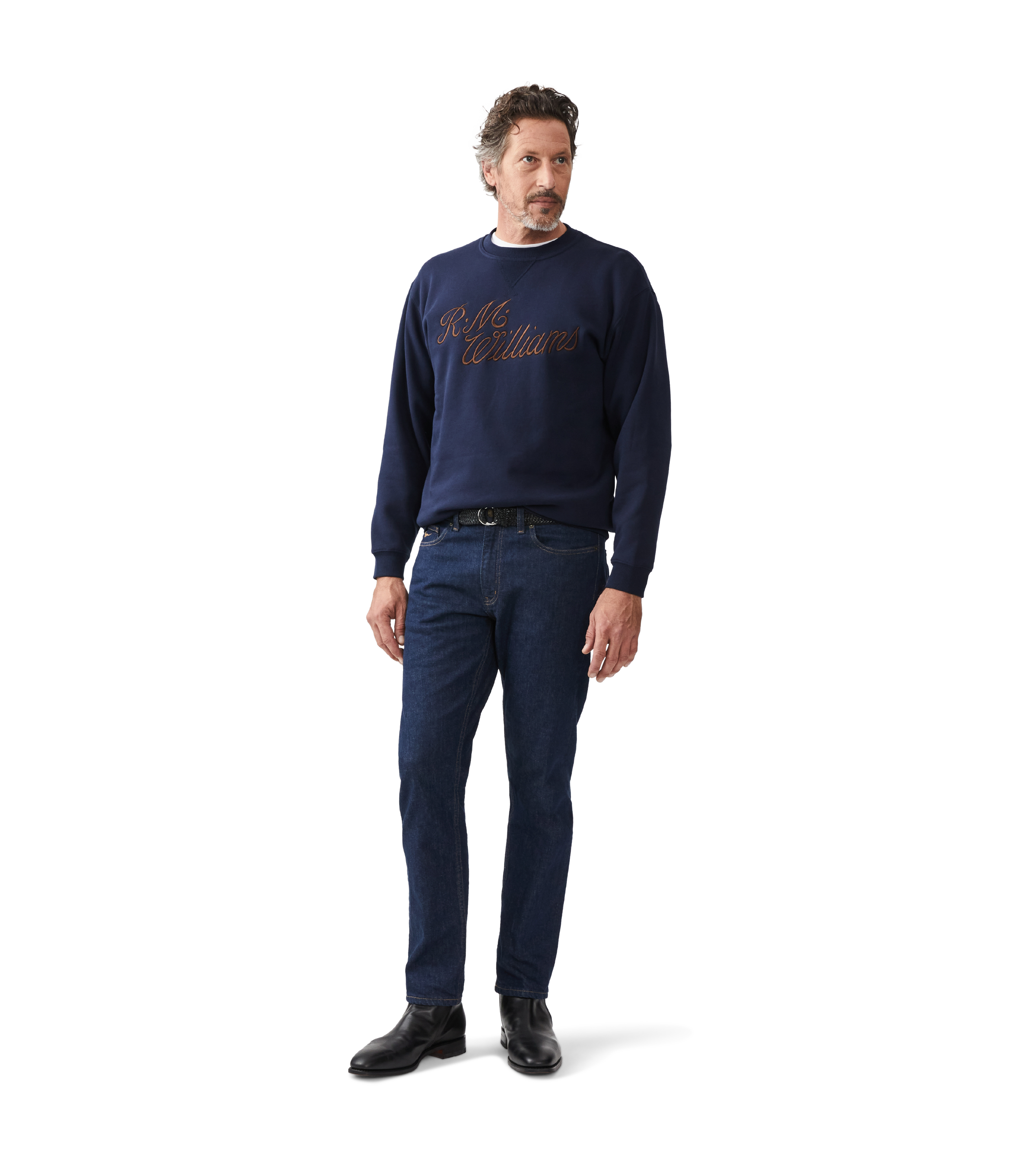 R.M.W Script Crew Neck