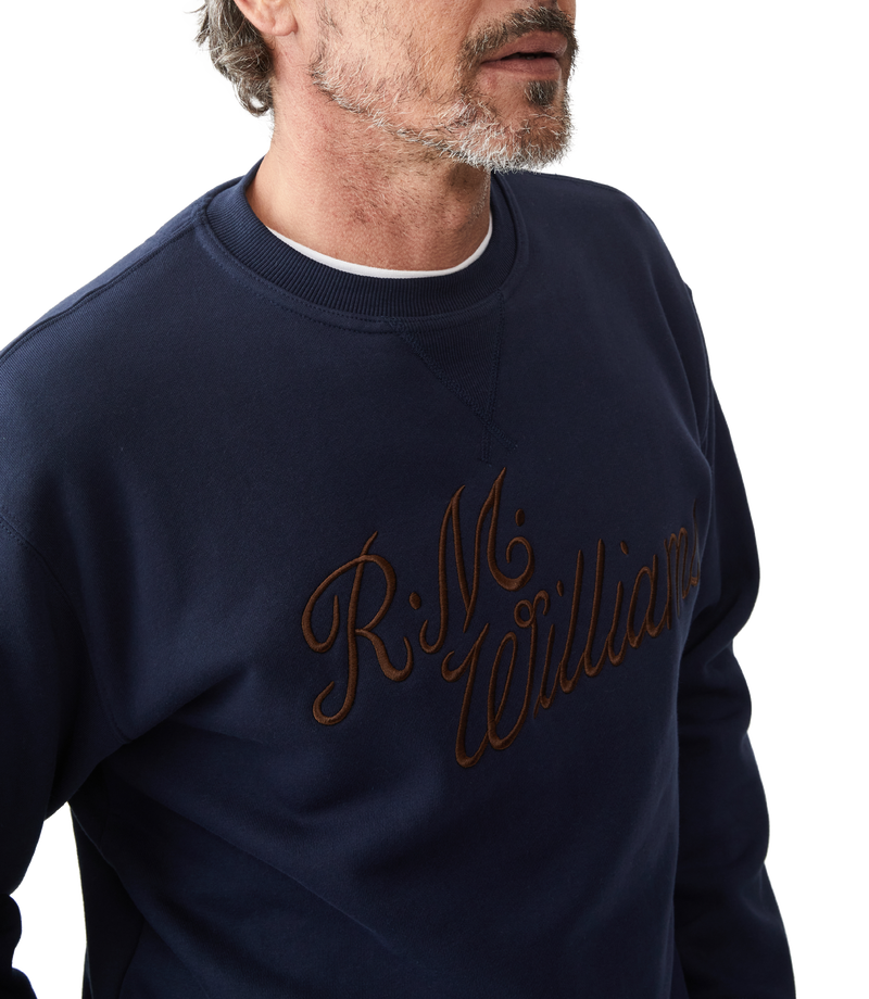 R.M.W Script Crew Neck