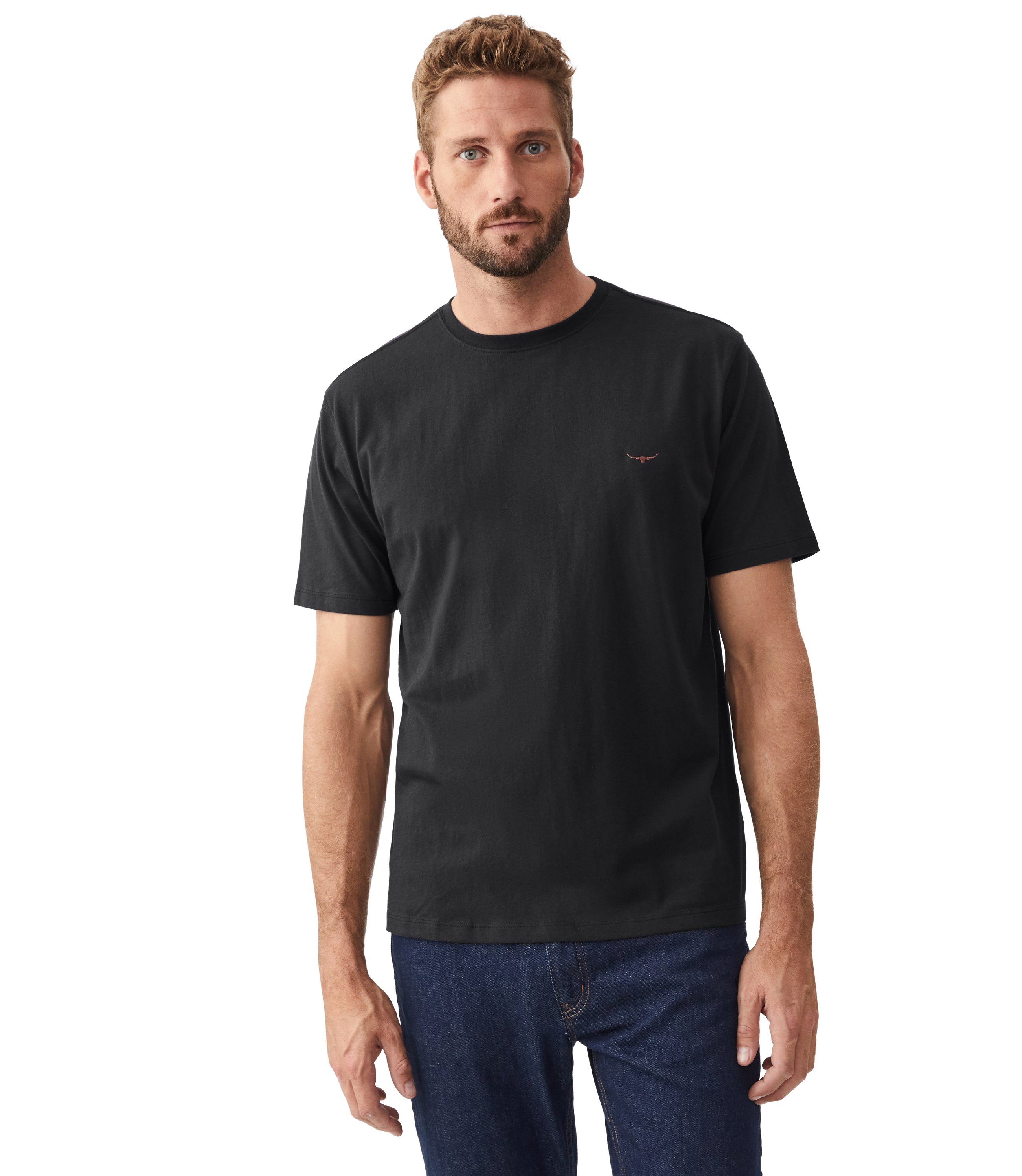 Parson T-Shirt - Black/ Chestnut
