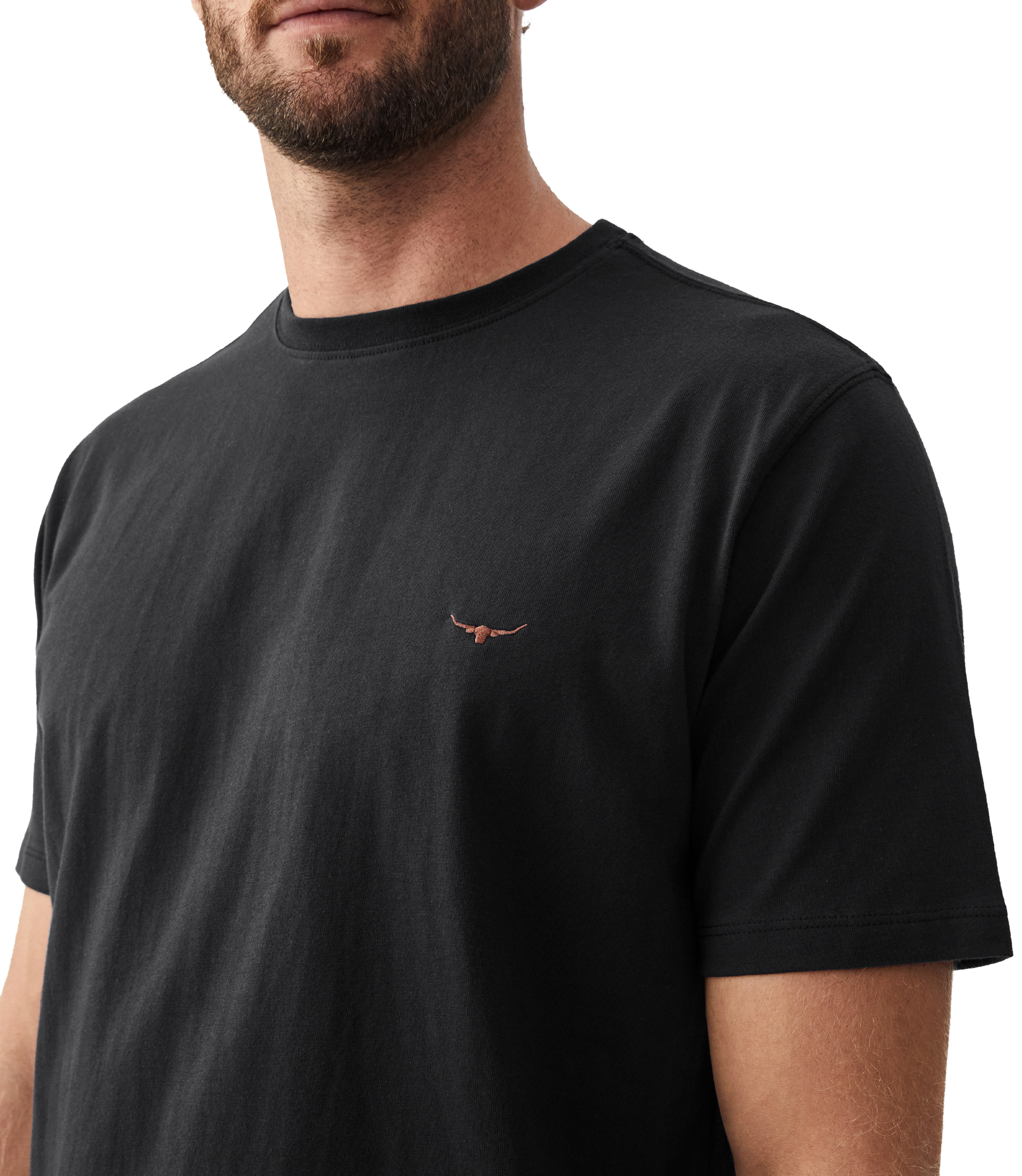 Parson T-Shirt - Black/ Chestnut