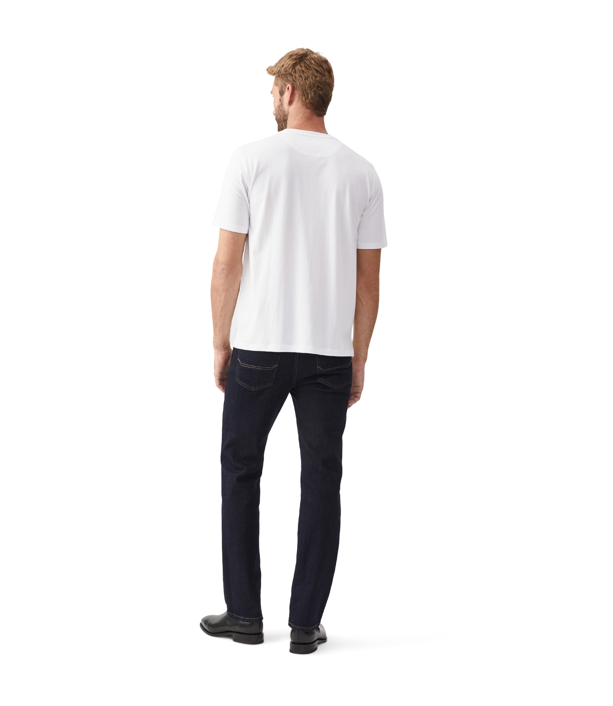 Parson T-Shirt - White/Chestnut