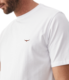 Parson T-Shirt - White/Chestnut