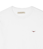 Parson T-Shirt - White/Chestnut