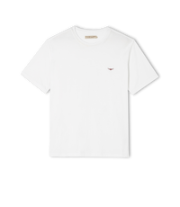 Parson T-Shirt - White/Chestnut